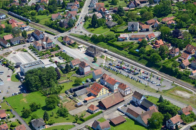 Vue aérienne